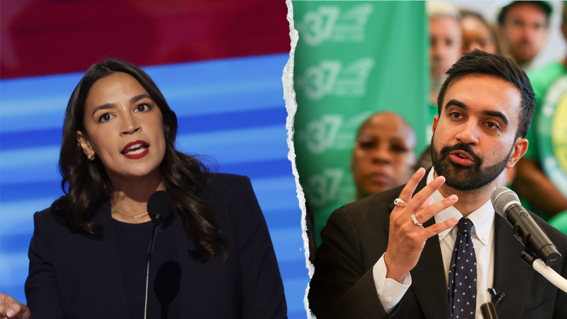 The Democrats have a huge political opening.
With President Trump under fire from all directions — including some in his own party — it’s a rare chance for the opposition to put some points on the board.
And who are the most prominent Dems right now?
One is Alexandria Ocasio-Cortez.
The other is Zohran Mamdani.
AOC is uber-liberal, and the New York mayoral candidate is a self-proclaimed democratic socialist.
Many party office-holders, not to mention media and political analysts, say the Democrats’ biggest problem is having lurched too far to the left. A fixation on pronouns, transgender sports and Palestinian rights. 
Does that sound like where most of America is in the fall of 2025?
There are plenty of clickbait headlines out there about AOC weighing a presidential race. But what Axios’ Alex Thompson, who had the scoop, actually reported is that she’s considering a White House run or a Senate race, against Chuck Schumer. So not much has changed.
AOC, now in her fourth term, just barely meets the constitutional requirement that a president be at least 35.
But there’s no question that she’s a dynamic campaigner, prodigious fundraiser and social media phenomenon, with an aura of authenticity.
Even Trump told Fox News, ‘She’s got a little spunk, she’s got a little something.’ But, he said, ‘her philosophy is bad for the country. I don’t think that philosophy can come close to winning.’
It’s true that what plays in her Queens-Bronx district doesn’t necessarily play in Peoria. I think she would beat Schumer, an establishment figure who seems to read all his statements, but even in the state there are plenty of conservative regions between the Bronx and Buffalo. 
On the House floor, the congresswoman condemned Charlie Kirk’s murder, but said:
‘We should be clear about who Charlie Kirk was: a man who believed that the Civil Rights Act that granted Black Americans the right to vote was a mistake, who, after the violent attack on Paul Pelosi, claimed that ‘some amazing patriot’ should bail out his brutal assailant, and accused Jews of controlling ‘not just the colleges — it’s the nonprofits, it’s the movies, it’s Hollywood, it’s all of it.’
She added: ‘His rhetoric and beliefs were ignorant, uneducated and sought to disenfranchise millions of Americans.’ 
So she wouldn’t even vote for a symbolic resolution honoring Kirk, the 31-year-old victim of a targeted assassination. That sort of rhetoric excites her base but isn’t exactly a step toward unity.
Mamdani, who is very likely to become mayor, has a history of socialist rhetoric that he’s trying to soften without retracting it. The inexperienced assemblyman clung to ‘Globalize the Intifada’ — meaning, wipe out Israel — but now says he can see how it’s misinterpreted and won’t encourage its use. He insists that as mayor he would have Bibi Netanyau arrested if he came to the U.N.  
And this isn’t ancient history. In 2022, he wrote on his website: ‘We need to dramatically curtail the power and presence of the N.Y.P.D.,’ cut the force by 1,300 officers through attrition, and cut police overtime and freeze hiring.
 
Why? ‘A racist police system’ aimed at controlling ‘Black & brown New Yorkers.’
Andrew Cuomo, who has been visiting mosques and churches, has turned much more aggressive, calling Mamdani ‘a man with no beliefs’ and ‘a hypocritical chameleon desperate for attention and adulation.’ But, of course, Cuomo was forced to resign as governor. No one remembers that he pledged to drop out of the race unless he was leading Mamdani by September. 
The democratic socialist has a double-digit lead, which is why Gov. Kathy Hochul endorsed him — she saw the train leaving the station. That prompted a swipe by President Trump, who regularly denounces Mamdani — which might not be helpful in New York City — said he’d have to look closely at federal money going to the Apple.
Trump already intervened in the mayor’s race by dropping an indictment against Mayor Eric Adams, though he failed to lure him out of the race with offers of an administration job.
AOC initially declined the back the long-shot Mamdani, the New York Times reports, but when he got hot she endorsed him as having the best chance to beat Cuomo.
The Republicans would like nothing better than to run against Instagram star AOC and Mayor Mamdani as the face of a hyper-liberal party.
And then there’s Kamala Harris, who’s out peddling her bridge-burning book ‘107 Days,’ starting with a Rachel Maddow sit down. I don’t think she could have beaten Trump in 1,000 days. Harris was a terrible candidate — cautious, risk-averse, hiding from the press for a month, unable to separate from Joe Biden.
I assume she has the self-awareness to realize another run for the White House would damage her further. The book takes shots at Biden (‘reckless’ to run again), Pete Buttigieg (couldn’t pick a gay guy), Josh Shapiro (wanted too much power), and Tim Walz (blew the veep debate). Some have clapped back, often through surrogates (Biden folks calling her a lousy VP).  
To bring things full circle, Harris just endorsed Mamdani. But Schumer and Hakeem Jeffries have not, undoubtedly for fear of being tied to whatever he does.
There are, of course, whole swaths of the country that want nothing to do with socialism or the far left.
Kamala Harris’ book focuses attention on the past just when the Democrats are desperate to turn the page.
This post appeared first on FOX NEWS From AOC to Zohran Mamdani, the Democrats are peddling far-left politics