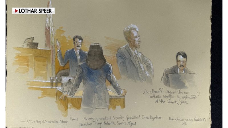 The first day of opening statements in Ryan Routh’s federal trial ended with Judge Aileen Cannon noting the case was ‘moving at a pretty fast clip,’ after a lengthy day of testimony that put the Secret Service agent who spotted Routh in the bushes, a civilian witness who chased him down, and FBI agents on the stand.
Routh is accused of attempting to assassinate President Donald Trump last year while he was golfing.
The morning began with Routh’s own rambling opening statement, which lasted just seven minutes before Cannon cut him off for going off-topic.
‘What is intent? … Why are we here? What is our intent? To love one another … Is this so difficult?’ Routh asked. He went on to reference Adolf Hitler, Vladimir Putin, Sudan’s civil war and Israeli Prime Minister Benjamin Netanyahu.
‘We have limited patience, and you don’t have unlimited license to go forward and make a mockery of the dignity of this courtroom,’ Cannon told him.
Federal prosecutors opened their case against Routh on Thursday, telling the 12 jurors he had come ‘within seconds’ of assassinating Trump during a round of golf in West Palm Beach last year.
Assistant U.S. Attorney John Shipley read Routh’s own words to the jury — ‘Trump cannot be elected’ and ‘I need Trump to go away’ — before laying out what he described as a ‘deadly serious’ plan to kill a major presidential candidate.
Shipley said Routh had traveled from Hawaii to the mainland with a Chinese military-grade assault rifle, 20 rounds of ammunition, 10 burner phones, three aliases, stolen license plates and ‘a trail of lies from Honolulu to Florida.’
Jurors then heard from Special Agent Robert Fercano, who testified he was five feet away when he saw Routh’s face and the barrel of a rifle pointing directly at him on the sixth hole of Trump International Golf Course. ‘
‘This appeared to be a textbook ambush scenario,’ he told the jury, describing how he fired while walking backward to cover. Prosecutors showed the Chinese-made SKS rifle and played Fercano’s radio calls, where ‘shots fired, shots fired, shots fired’ could be heard.
Routh, representing himself, opened his cross-examination with: ‘Good to see ya. First question, is it good to be alive?’ Fercano replied, ‘Yes, it is good to be alive.’ The agent repeatedly identified Routh as the man who smiled at him from the bushes.
Later, jurors heard from Tommy McGee, a mental health professional who testified he saw a frantic man running from the golf course and later helped authorities track down Routh’s black Nissan Xterra. McGee identified Routh in court and in video shown to the jury. Routh’s cross-examination drew objections after he asked McGee if he supported Trump and whether ‘Madea, Beyoncé and Michelle Obama will be mad’ if he did.
Additional agents who testified described recovering the rifle and other gear, and processing Routh after his arrest. One FBI agent displayed the clothing Routh allegedly wore the day he was captured, along with a debit card in his name.
Routh’s questions grew increasingly odd as the afternoon wore on — at one point asking an agent whether ‘someone who loses things’ might drill a hole in a debit card to keep it on a key ring.
Routh has pleaded not guilty to federal charges of attempting to assassinate a major presidential candidate and assaulting a federal officer. Prosecutors say he had been armed with an AK-style rifle when Secret Service agents stopped him near Trump’s golf course in West Palm Beach in September 2024. The attempt came just months after Trump had been shot and narrowly survived an assassination attempt in Butler, Pennsylvania.
The trial resumes Friday morning in Fort Pierce federal court.
This post appeared first on FOX NEWS Secret Service agent details ‘textbook ambush,’ bizarre self-representation in Ryan Routh trial