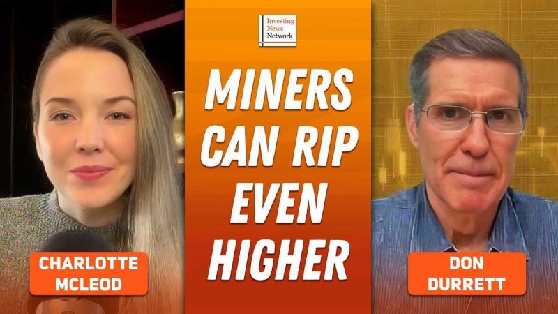<strong>Don Durrett  of GoldStockData.com outlines current gold and silver market dynamics, explaining why the metals continue to rise and how high they could go in the future. </strong>
He also shares his current gold and silver stock strategy. 
<strong>Securities Disclosure: I, Charlotte McLeod, hold no direct investment interest in any company mentioned in this article.</strong>
This post appeared first on investingnews.com Don Durrett: Gold, Silver Miners to Rip Even Higher, Here’s When to Buy