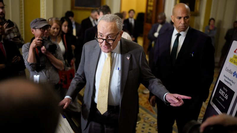 Senate Democrats, fresh off a weekend of anti-Trump rallies, again blocked the Republicans’ plan to reopen the government for an 11th time as the shutdown nears its fourth week.
Senate Republicans had hoped their colleagues across the aisle would have a change of heart after the ‘No Kings’ rallies across the country, but like many times before, Senate Democrats, led by Senate Minority Leader Chuck Schumer, D-N.Y., largely voted to block the funding bill.
Neither side has changed its position as the shutdown has continued to drag on.
Senate Democrats want an extension to expiring Obamacare subsidies, which were enhanced when Senate Democrats controlled the upper chamber under President Joe Biden and are set to expire by the end of this year.
Schumer accused congressional Republicans of being unwilling to solve the problem, despite overtures from Senate Republicans that they’d be open to have a vote on the matter. 
‘What kind of country do we live in? What kind of party is this Republican Party that is unwilling to solve this problem, which is staring Americans in the face, frightening Americans from one end of the country to the other,’ Schumer said. ‘And yet Republicans, what are they doing about it? Nothing. They’re on vacation. It’s unacceptable and morally repugnant.’
Sen. Chris Murphy, D-Conn., contended over the weekend at the ‘No Kings’ rally in Washington, D.C., that when Democrats were in charge, the government never shut down.
‘The government is shut down and shutdowns are painful,’ he said. ‘They hurt people. And frankly, that’s why there was not a single government shutdown when Joe Biden was president and Democrats were in charge of Congress. Because we acted like adults, we negotiated with Republicans. We found common ground. We kept the government open.’
But Senate Republicans have remained adamant that they won’t negotiate while the government is shut down. Senate Majority Leader John Thune, R-S.D., extended an olive branch to Senate Democrats and offered a vote on the expiring subsidies, but so far, Senate Democrats have not agreed.
Republicans are also trying to fund the government through other means. Thune tried and failed to advance the annual defense appropriations bill through a procedural hurdle last week, which Senate Democrats blocked. Republicans are also trying to finish work on a trio of funding bills passed in August, but Senate Democrats are blocking that, too.
‘Any idea that this is about Obamacare enhanced premium tax credits is going by the wayside when they continue to keep the government shut down and don’t allow us time to actually work on the issue,’ Thune said. ‘I don’t think they want a solution. I think they want a political issue.’
Another issue is that even if lawmakers were to pass the House-passed continuing resolution (CR) on Tuesday, Congress would only have one month to finish work on spending bills to fund the government. When asked if the it was time to think about the House coming back to extend the deadline, Thune said, ‘For sure.’ 
‘I mean, every day that passes, we have less time to fund the government,’ he said. 
Meanwhile, lawmakers will get the chance to pay certain federal workers and the military later in the week.
Thune said that he planned to tee up legislation from Sen. Ron Johnson, R-Wis., and several other Senate Republicans that would pay military service members and certain ‘excepted’ federal workers who are still working despite the ongoing shutdown. That bill could be ready for a vote by Thursday at the latest. 
When asked if he worried that Senate Democrats would continue to take hostages during the shutdown fight, Sen. John Hoeven, R-N.D., said, ‘Hopefully not.’
‘Because at whatever point the Schumer shutdown ends is because the Democrats are finally tired of it, or they hear enough from their constituents,’ he said. ‘Hopefully enough people will tell them, ‘Hey, we don’t want that anymore. You keep government open. Do the job.’’
But for now, there’s no real end in sight for the shutdown.
Sen. Lisa Murkowski, R-Alaska, contended that neither side would break the impasse given that there’s no ‘incentive’ to do so.
‘What we’re seeing is different,’ Murkowski said. ‘You’ve got both sides that are just really hard dug in, but everybody thinks they’re winning. Nobody is winning when everybody’s losing. And that’s what’s happening right now. The American public is losing.’
This post appeared first on FOX NEWS Senate Dems emboldened by weekend rallies block GOP plan to end shutdown for 11th time